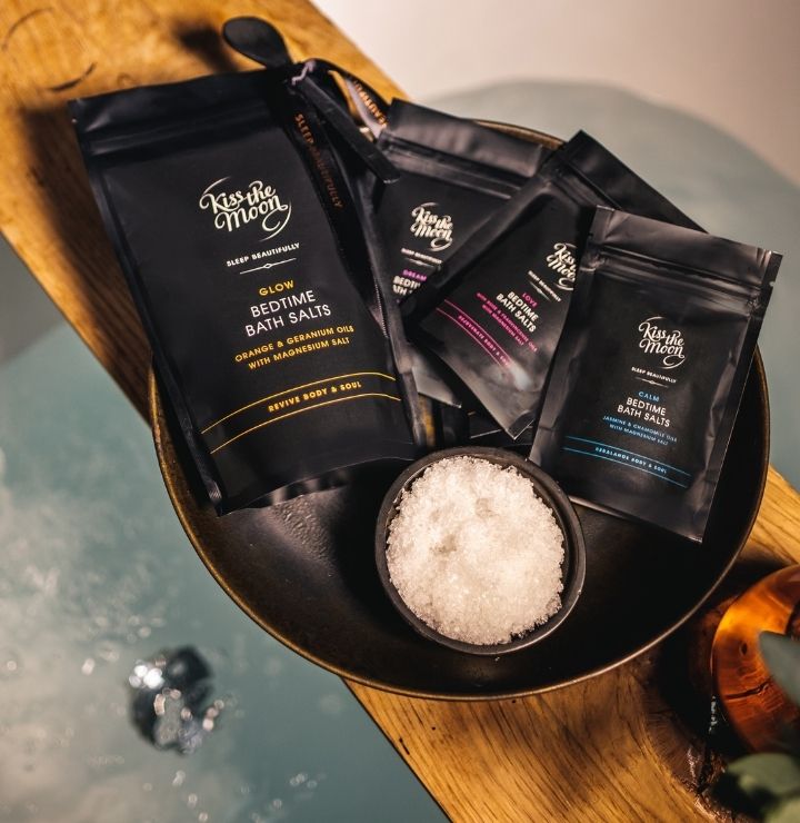 BEDTIME BATH SALTS IN LOVE, GLOW AND DREAM