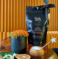 PRE-ORDER GLOW BEDTIME BATH SALTS | Revive and Ease with Orange & Geranium