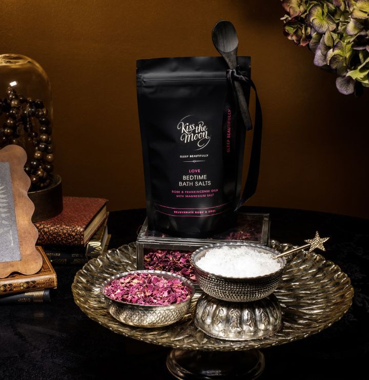 PRE-ORDER LOVE BEDTIME BATH SALTS | Ease tired muscles with Rose & Frankincense