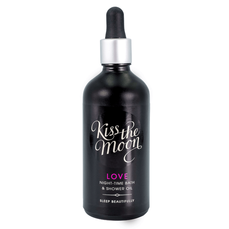 LOVE NIGHT-TIME BATH & SHOWER OIL | Essential oils to rejuvenate with Rose & Frankincense