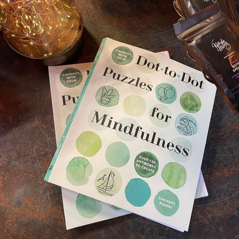 CONNECT WITH CALM | DOT-TO-DOT PUZZLES FOR MINDFULNESS Kiss the Moon