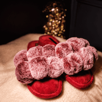 SLIDER SLIPPERS | DOLLY in Red Kiss the Moon