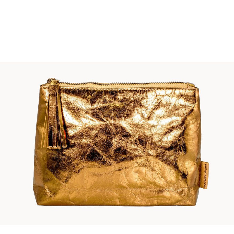 COPPER COSMETICS BAG IN WASHABLE PAPER