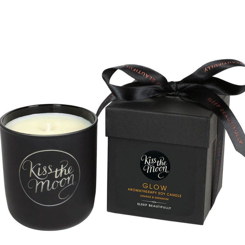 GLOW AROMATHERAPY SOY CANDLE | Revive the spirit with Orange & Geranium