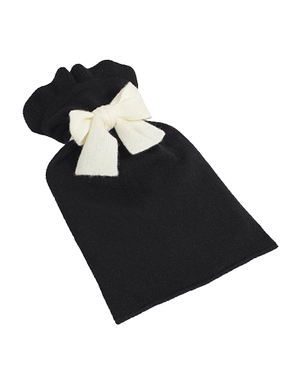 HOT WATER BOTTLE WITH CASHMERE COVER