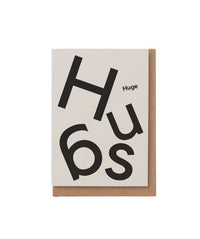 HUGE HUGS GREETING CARD | Kinshipped luxury greetings card