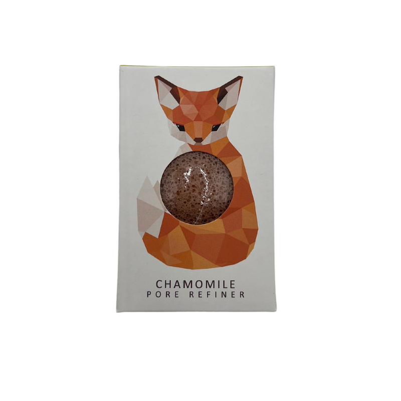 KONJAC MINI PORE REFINER | Woodland fox with soothing Chamomile
