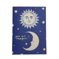 MOON & SUN YOU ARE MAGIC GREETING CARD | Wanderlust luxury greetings card
