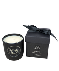 PEACE AROMATHERAPY SOY CANDLE Vanilla & Rosewood